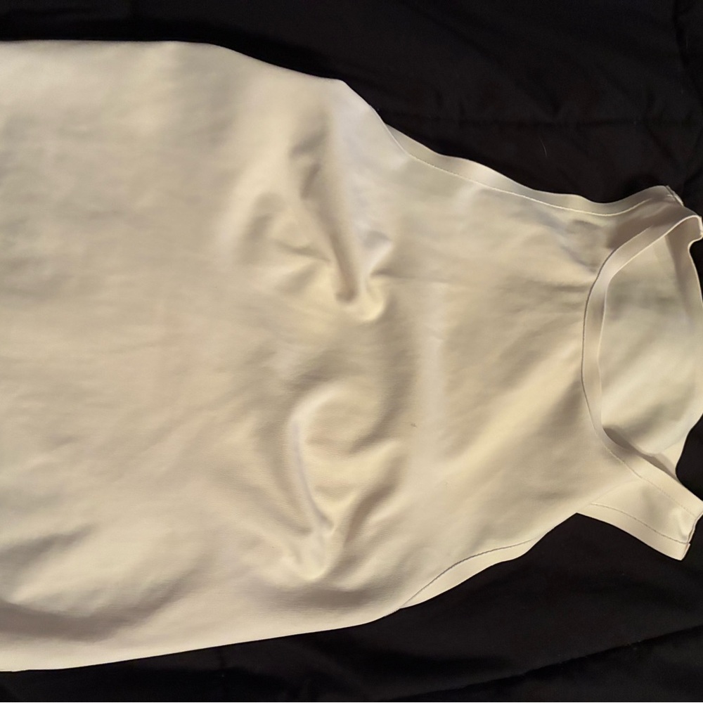 White Sleeveless Top